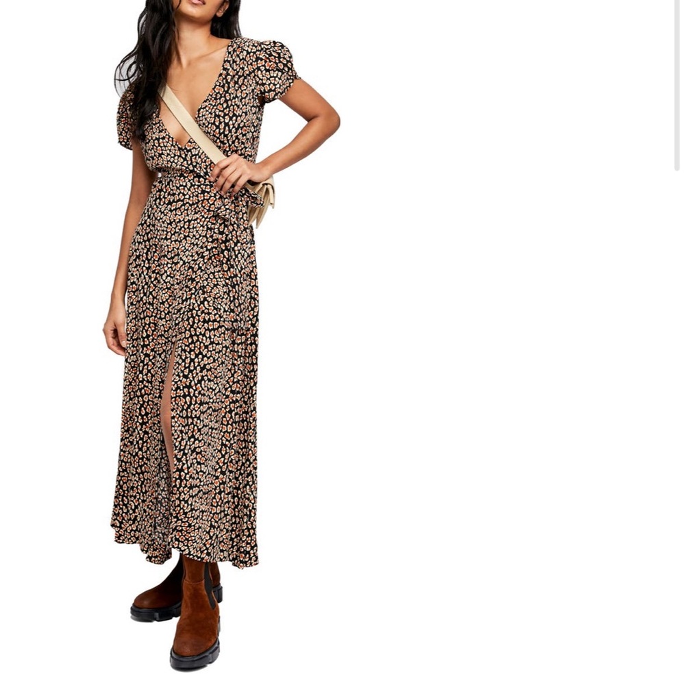 Free people gorgeous Jess maxi dress size small